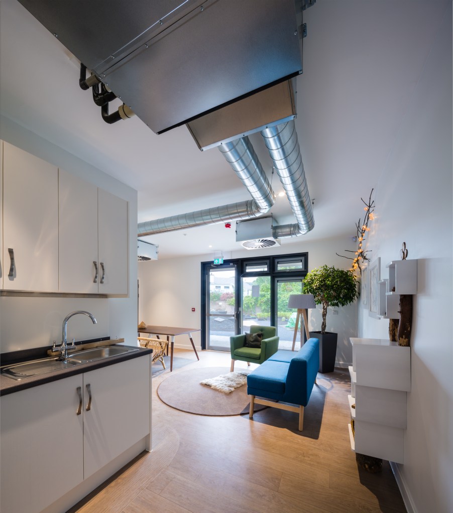 The adult area at Davidson's Mains Primary School Nursery