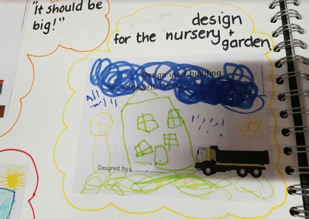 A child's design of the nursery, it should be big