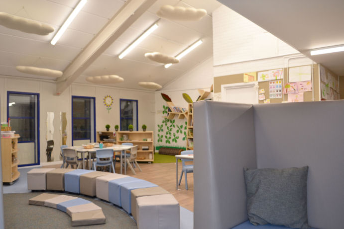 a variety of soft furnishings