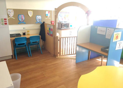 Workstations for children to sit at