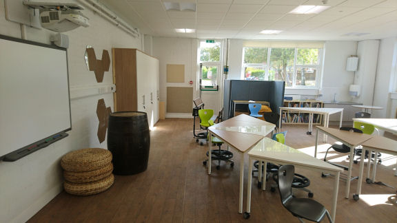 triangle tables that can be laid out in different patterns