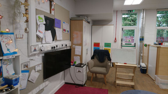 cozy teaching area