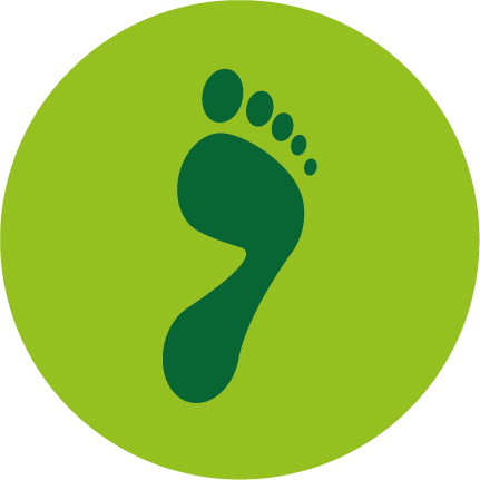 a footprint symbol
