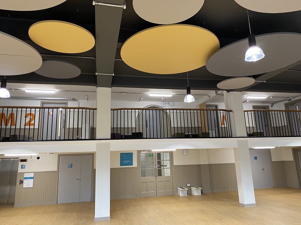 two storey open room balcony